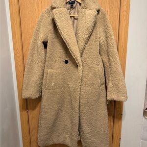 New Look Cream Teddy Jacket